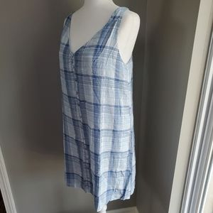 NWT Anthropologie Plaid Buttondown Dress